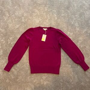 NWT Boden Plum Longe Sleeve Sweater Size 4